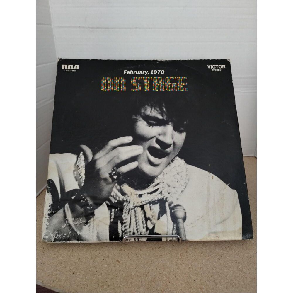 ELVIS Presley On Stage February 1970 Record Vinyl  Orange Label LSP4362